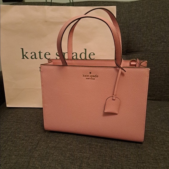Kate Spade Sam Medium Satchel Bright Carnation - Picture 2 of 10